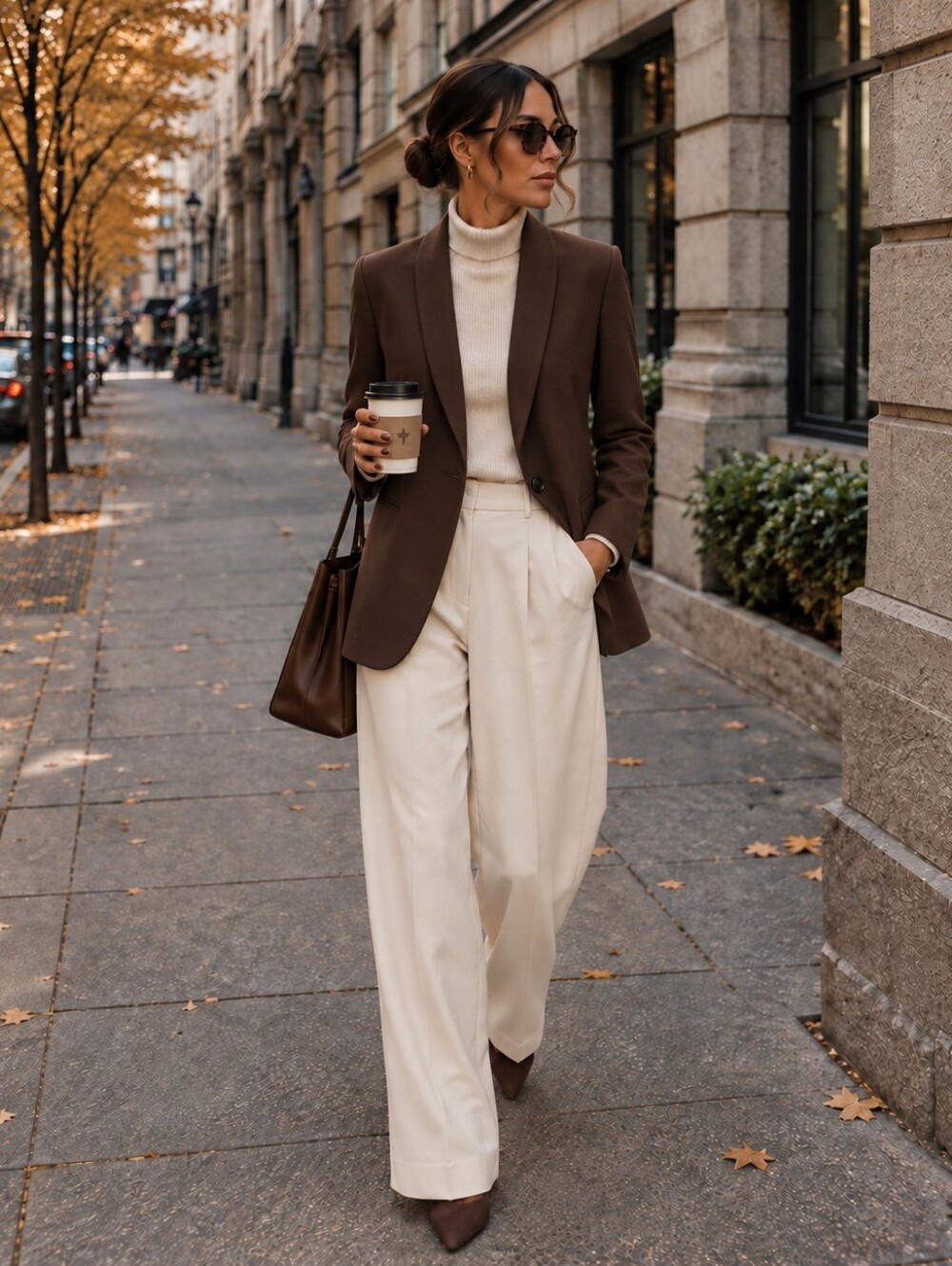 J. Crew Wool Blazer Jacket Elegant Chocolate Brown